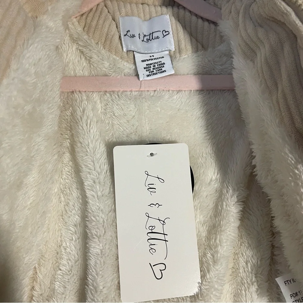 Cozy Cream Kids Puffer Jacket 2t